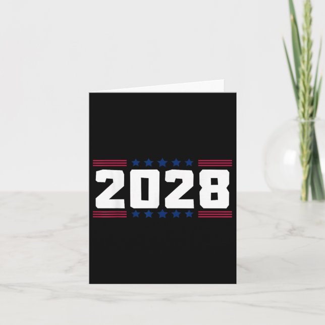 2028 Funny Saying  Card (Front)