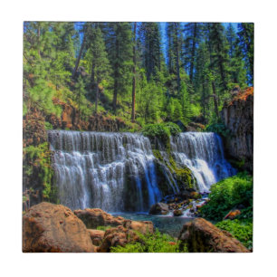 202 - MIDDLE FALLS ON THE McCLOUD Tile