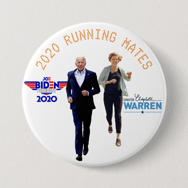 202 RUNNING MATES 3 INCH ROUND BUTTON (Front)