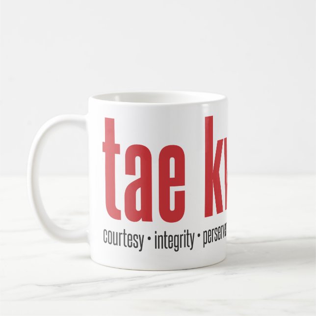 202 Tae Kwon Do Tenet Mug (Left)