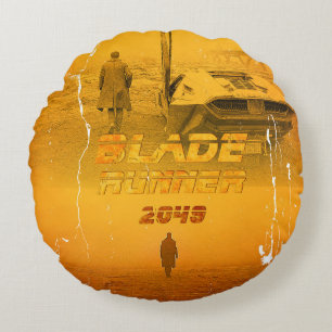 2049 Android Dreams Round Pillow