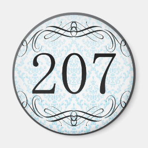 207 Area Code Magnet