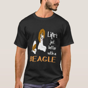 208 Life Just Better With A Beagle T-Shirt