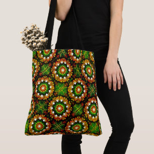 208 -Rainforest Mandala - Sac fourre-tout