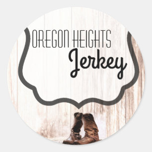 20 - 1.5" Business Stickers Boots Country Rustic