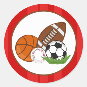 20 - 1.5"  Envelope Seal All-Star Red