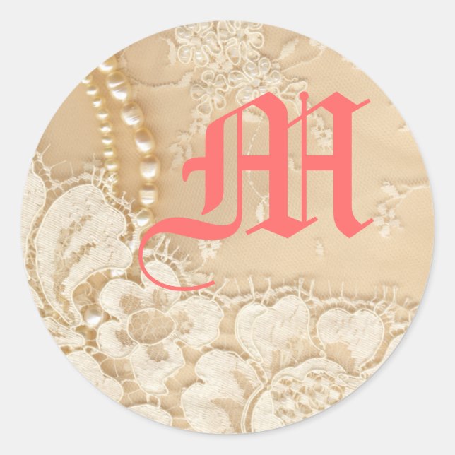 20 - 1.5  Envelope Seal Country Lace Victorian (Front)