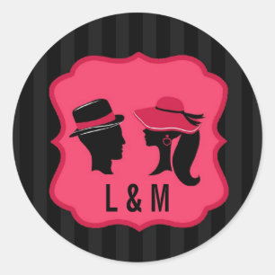 20 - 1.5  Envelope Seal Formal Hats Elegant Retro