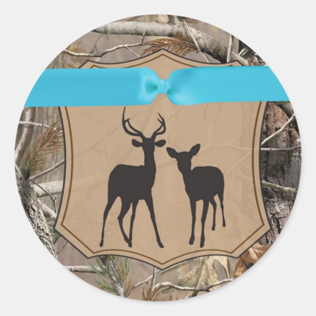 20 - 1.5  Envelope Seal Hunting Deer Doe Buck Camo (Front)