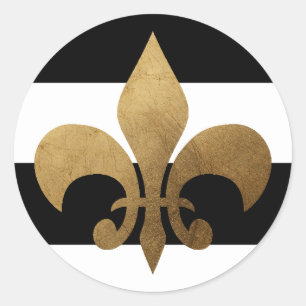 20 - 1.5  Envelope Seal Modern Stripe Black White