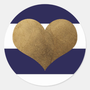 20 - 1.5 Envelope Seal Modern Stripe Navy White