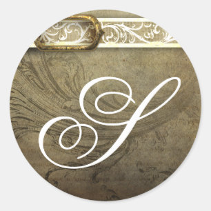 20 - 1.5  Envelope Seal Monogram Christmas XMAS