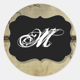 20 - 1.5  Envelope Seal Monogram Christmas XMAS