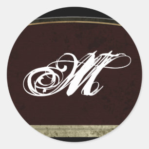 20 - 1.5 Envelope Seal Monogram Christmas XMAS