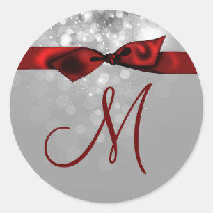20 - 1.5 Envelope Seal Monogram Christmas XMAS