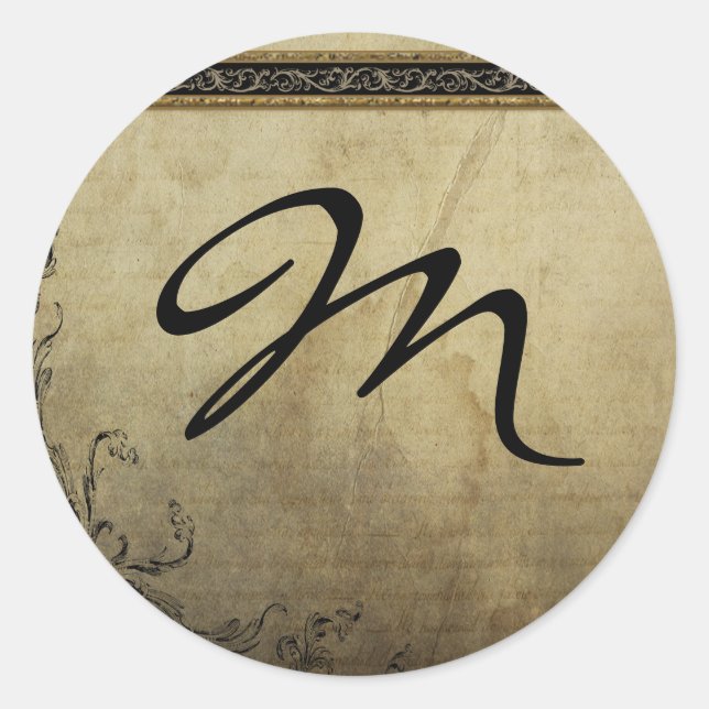 20 - 1.5  Envelope Seal Monogram Christmas XMAS (Front)