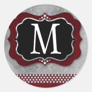 20 - 1.5  Envelope Seal Monogram Christmas XMAS