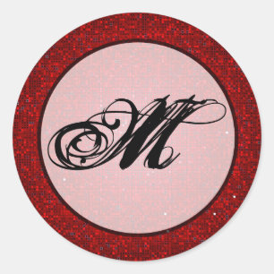 20 - 1.5 Envelope Seal Monogram Christmas XMAS