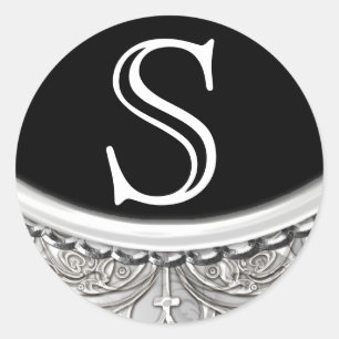 20 - 1.5 Envelope Seal Monogram Christmas XMAS