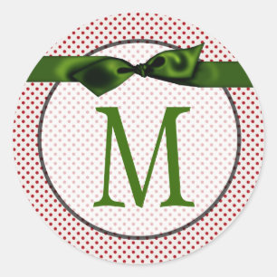 20 - 1.5  Envelope Seal Monogram Christmas XMAS