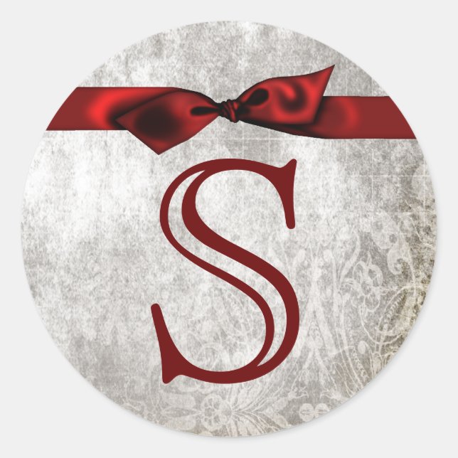 20 - 1.5  Envelope Seal Monogram Christmas XMAS (Front)