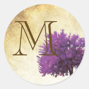 20 - 1.5  Envelope Seal Spring Tree Aged Paper Vin