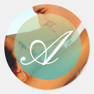 20 - 1.5  Envelope Seal Sunset Fade Teal Blue Tan