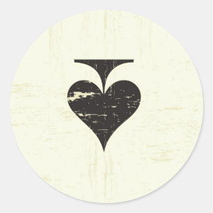 20 - 1.5 Envelope Seal Vintage Casino Love