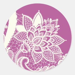 20 - 1.5  Envelope Seal Vintage Victorian Lace Orc