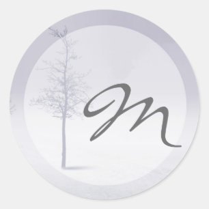 20 - 1.5  Envelope Seal Winter Wonderland Trees