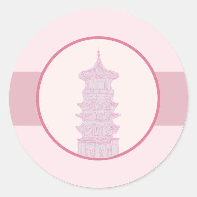 20 - 1.5" Envelope Sticker Purple Pink Lantern/Flo (Front)