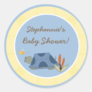 20 - 1,5" Favor Stickers Leap Frog Turtle Bee