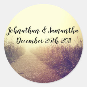 20 - 1,5 po Stickers Favor Sunrise Pathway Walkway