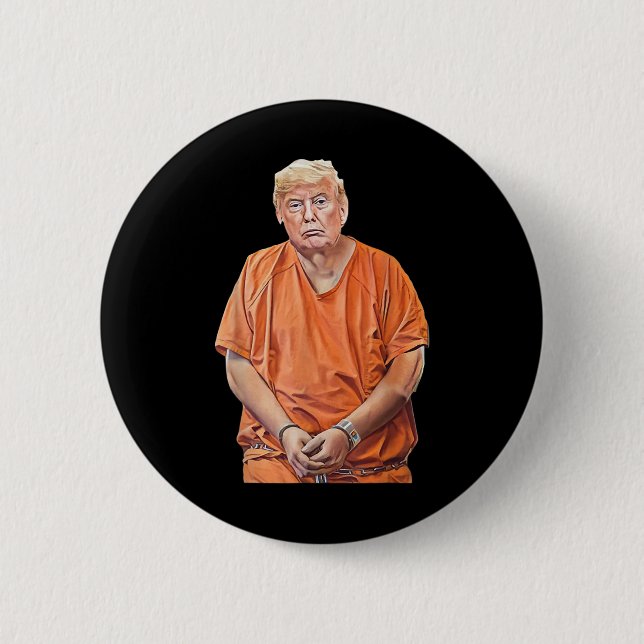 20-24 Years In Prison Funny Anti-trump  2 Inch Round Button (Front)