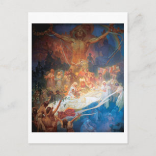 #20 Apotheosis of the Slavs, Mucha Postcard