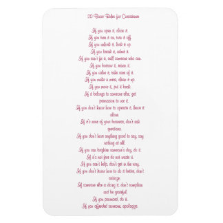 20 Basic Rules of Coexistence Magnet