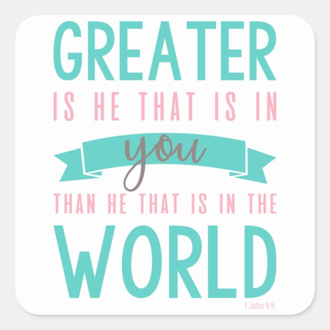 20 Bible Verse Christian Stickers (Front)