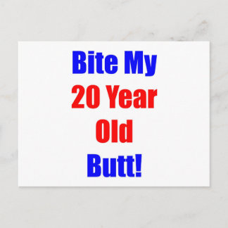 20 Bite My Butt Postcard