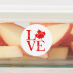 20 Canadian Maple Leaf Love<br><div class="desc">An all Canadian stylish maple leaf custom design gift for all festive occasions and friendly gatherings. A great gift to wear or to share. A design statement that is sure to make an impression on formal and on casual occasions. Or perhaps a last minute gift for yourself or for someone...</div>