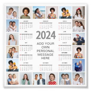 20 Collage Photo 2024 Année En Coup D'Oeil Calendr