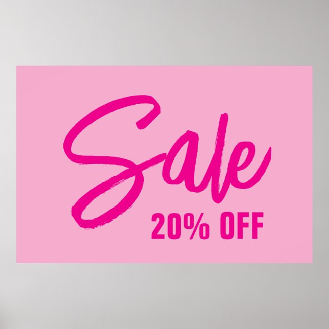 20% de réduction sur la vente Signe, affiche de gr (Devant)