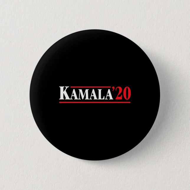 20 Kamala Harris 2020  2 Inch Round Button (Front)