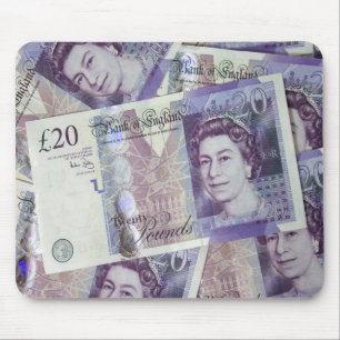 £20 Notes Mouse Pad