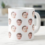 20 Oz Jumbo Cute Baby Face 2 Photos Specialty Large Coffee Mug<br><div class="desc">The background needs to be transparent. Make sure the photo is cropped tightly to the object/face. If you have any problem cropping your photo, i can do it for you. Before placing an order, you have to send your photo to my message or email at ayokholid@gmail.com, and i will send...</div>