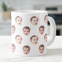 20 Oz Jumbo Cute Baby Face 2 Photos Specialty