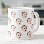 20 Oz Jumbo Cute Baby Face Photo Specialty  Large Coffee Mug<br><div class="desc">The background needs to be transparent. Make sure the photo is cropped tightly to the object/face. If you have any problem cropping your photo, i can do it for you. Before placing an order, you have to send your photo to my message or email at ayokholid@gmail.com, and i will send...</div>