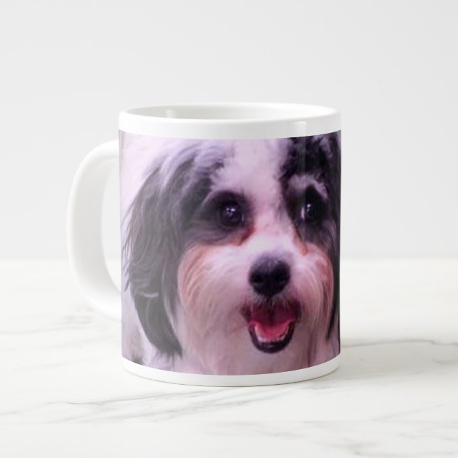 20 oz. Jumbo Mug with Dog photo (Front Left)