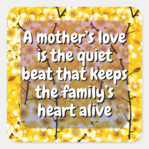 (20 pcs) Floral Mother Quote Cute Mom Stickers