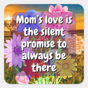 20 PCS - Lovely Mom Quote Floral Mother Stickers