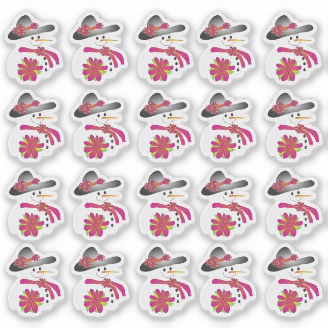 20 Petit Sticker Sweet Snowman (Devant)